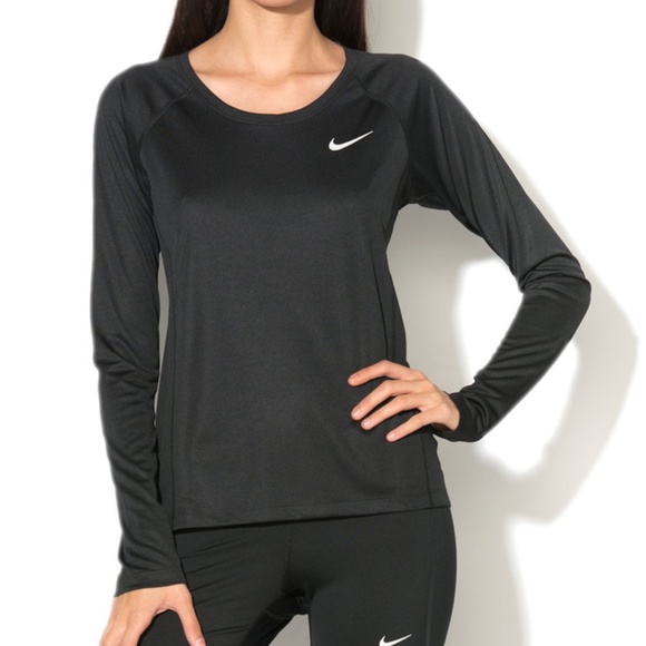 Nike Tops - Nike Dry Miler Shirt Long Sleeve Running Shirt